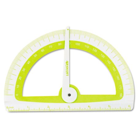 Westcott Protractor, Soft Touch, Assorted 14376